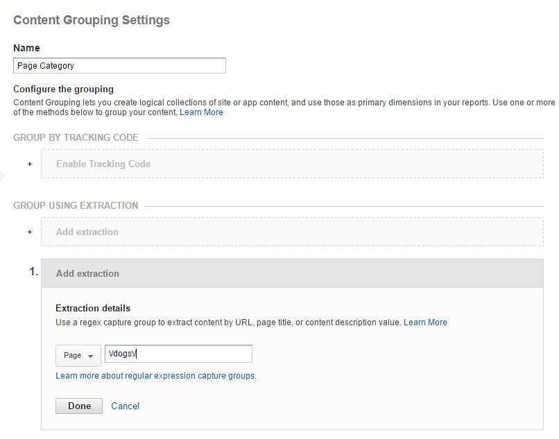 Content Grouping in Google Analytics