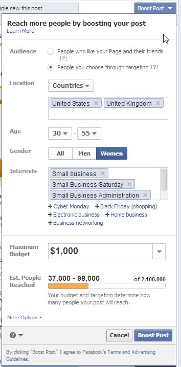 Facebook Interest Lists