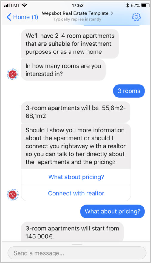 Facebook Messenger Chatbots