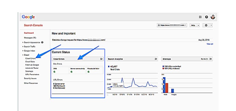 Find broken links with Google Analytics