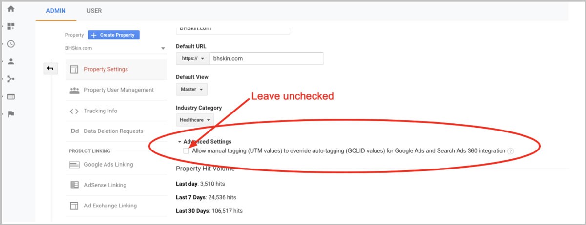 Google Ads Auto Tagging