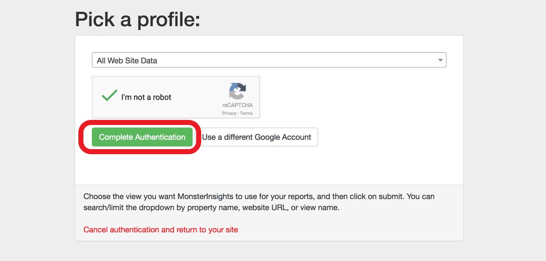 Google Analytics Conversion Tracking