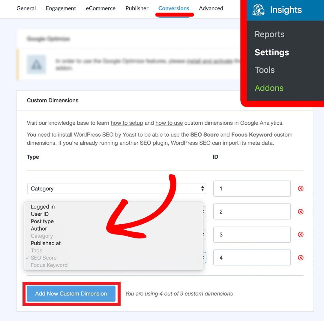 Google Analytics Custom Dimensions