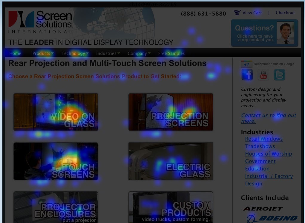 Google Analytics Heat Map