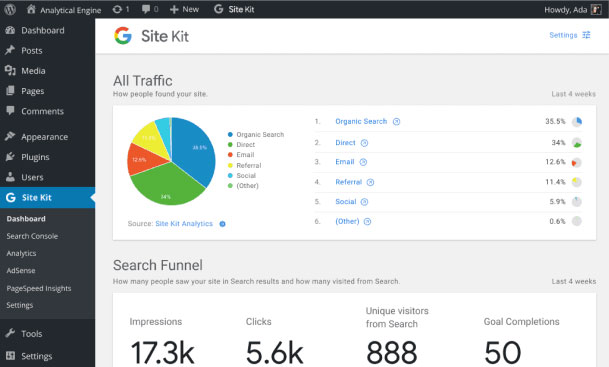 Google Analytics for WordPress