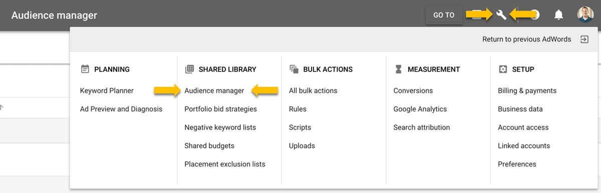 Google ads retargeting