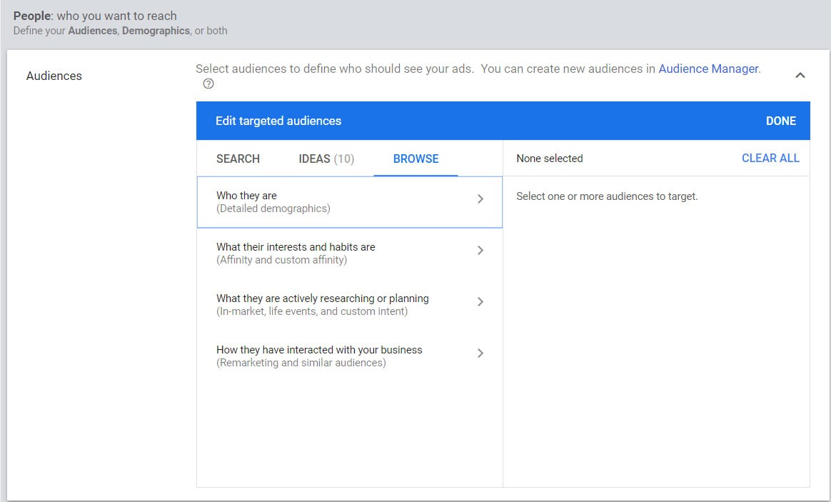 Google ads retargeting