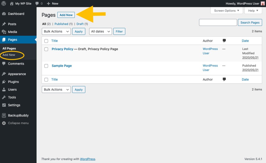 How to create a wordpress website for beginners