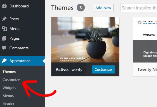 How to customize wordpress theme