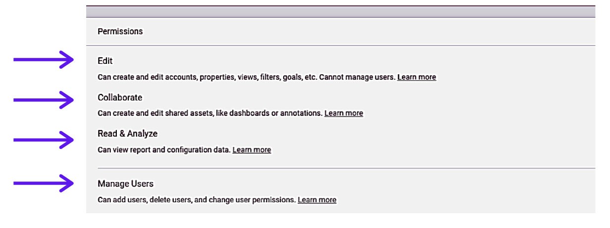 How to share google analytics account