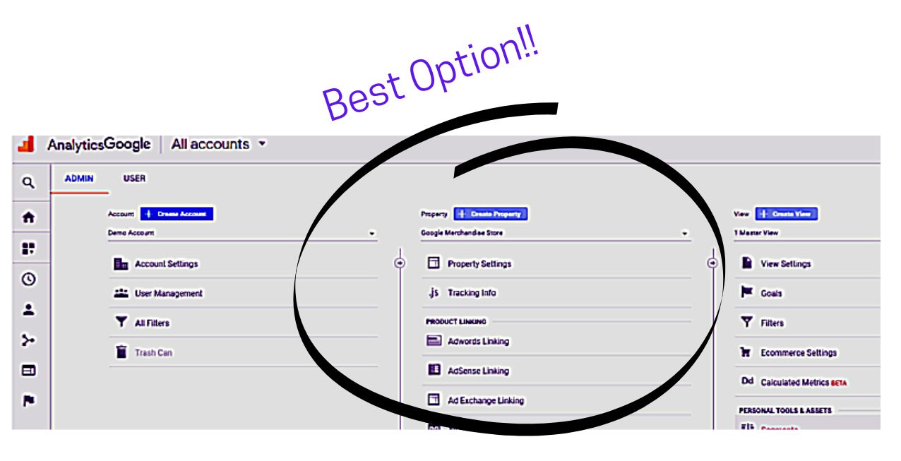 How to share google analytics account