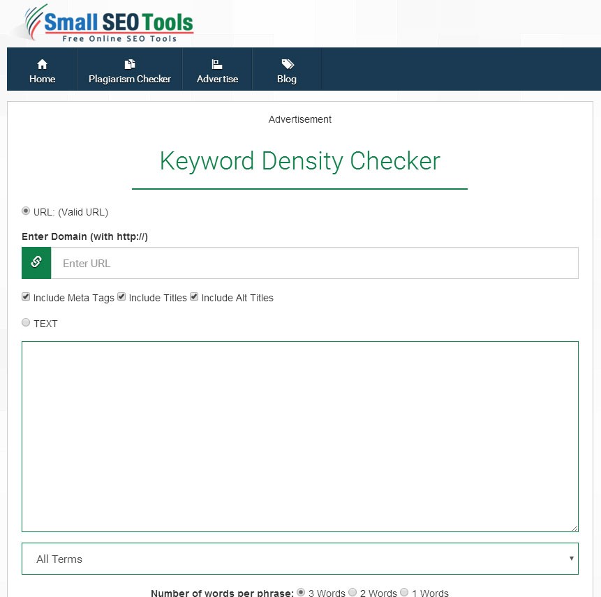 Keyword Density Tool