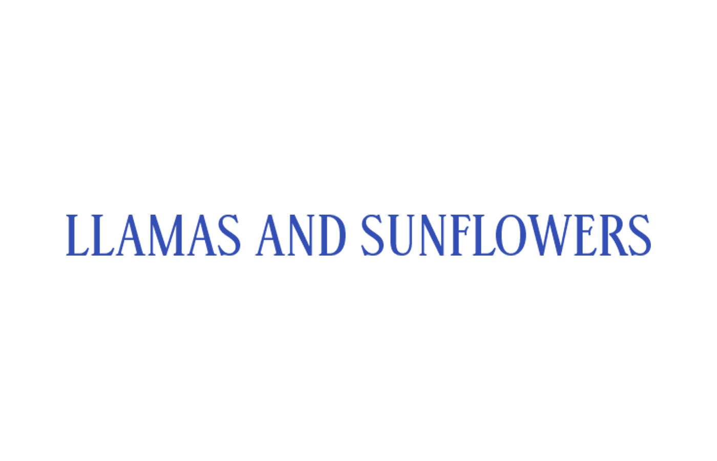 Llamas and Sunflowers