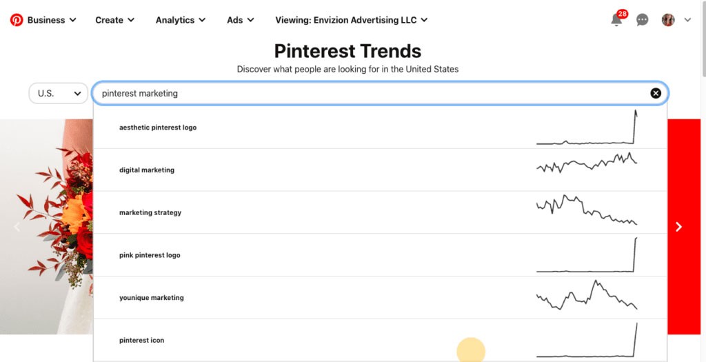Pinterest keyword tool