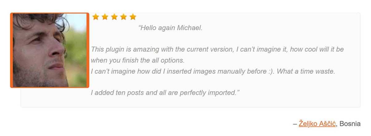 Testimonial plugin wordpress