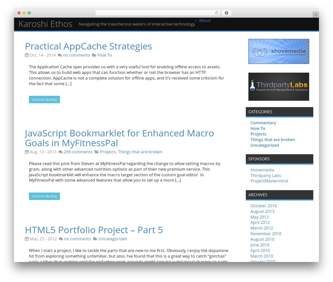 WordPress backend